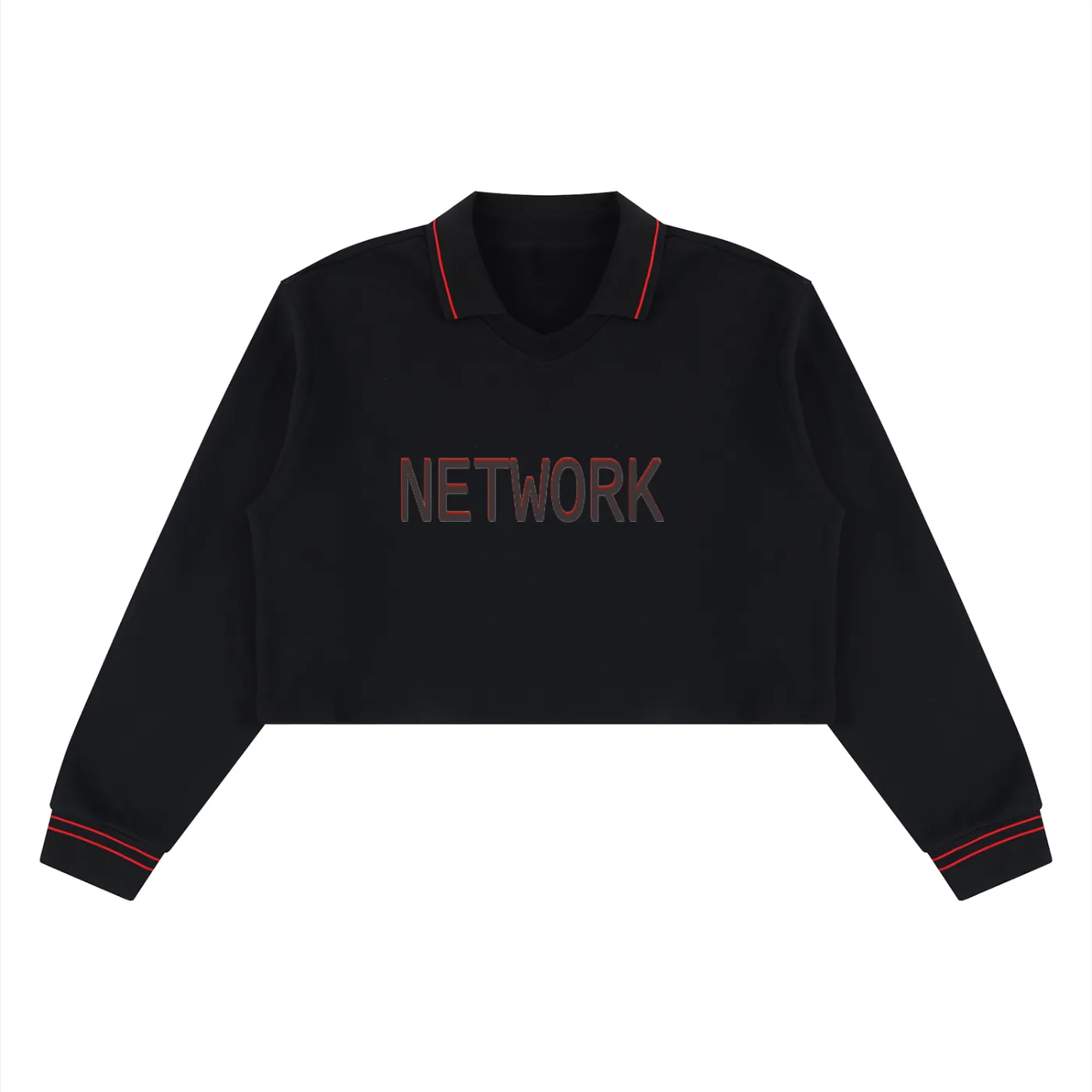 Women’s Network Graphic Crop Top