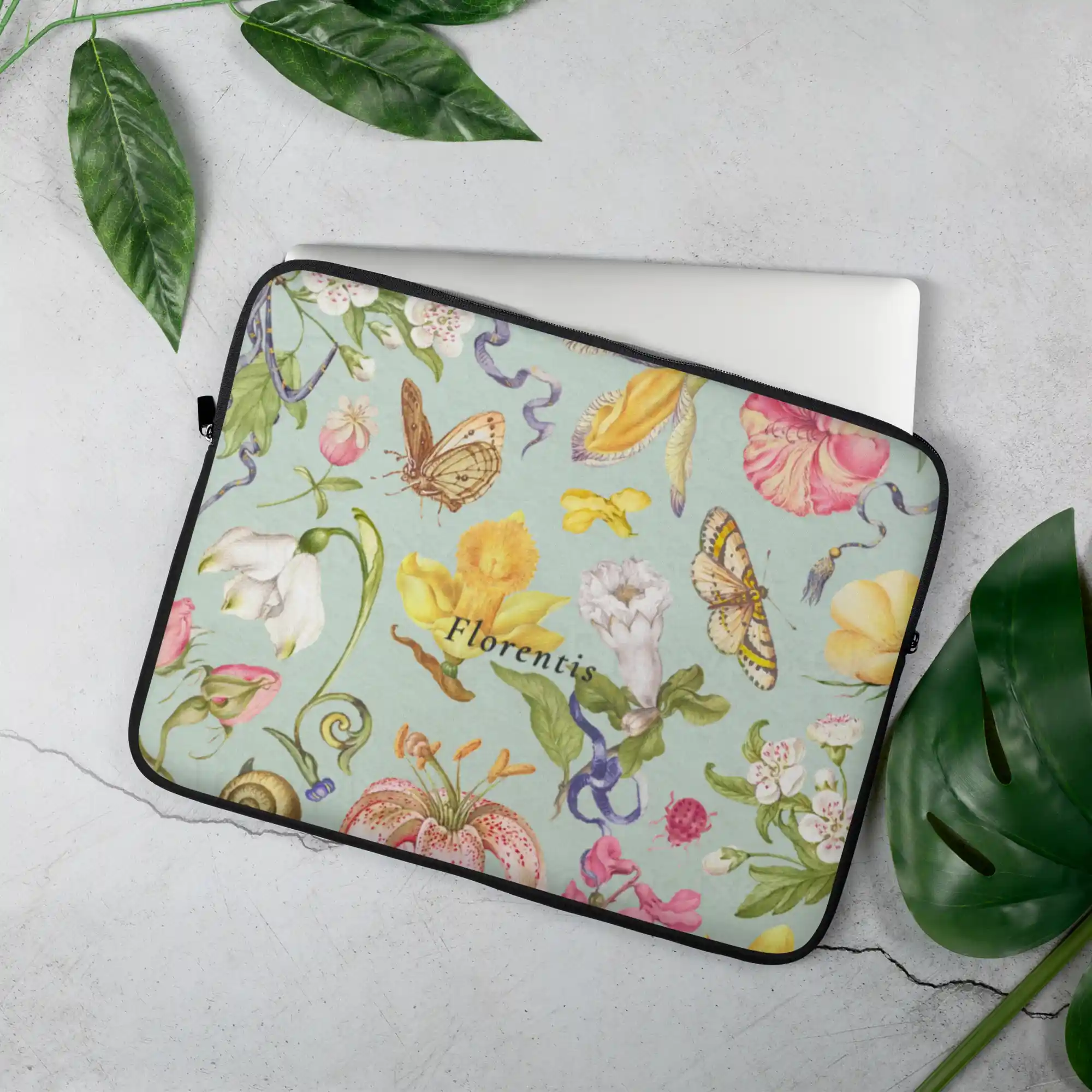 Flowered Laptop Sleeve